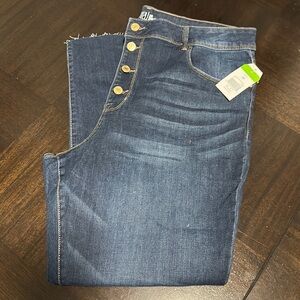 Brand new with tags Time and Tru high rise dark wash skinny jeans! Size 20